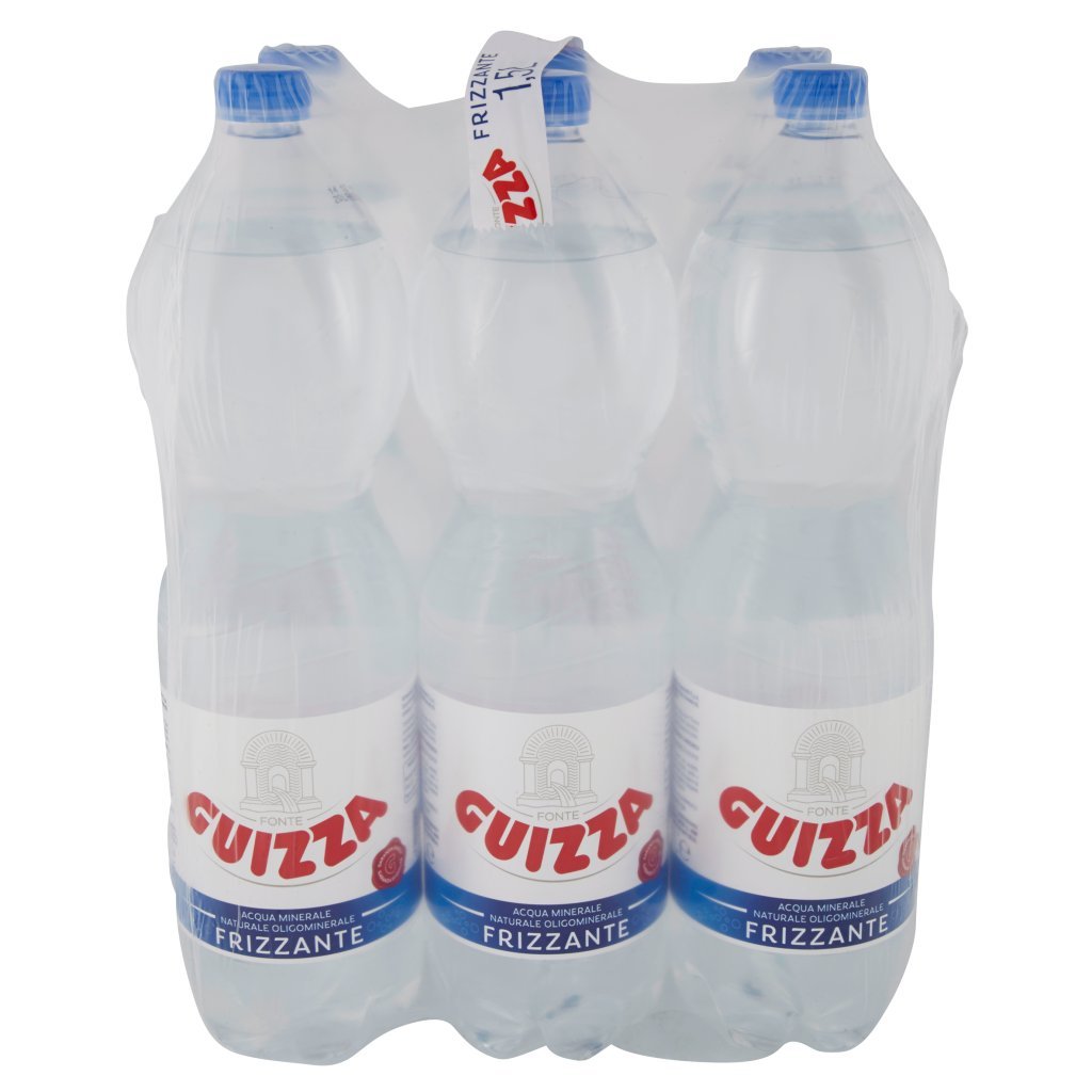 Guizza Acqua Minerale Fonte  Frizzante 6 x 1,5l