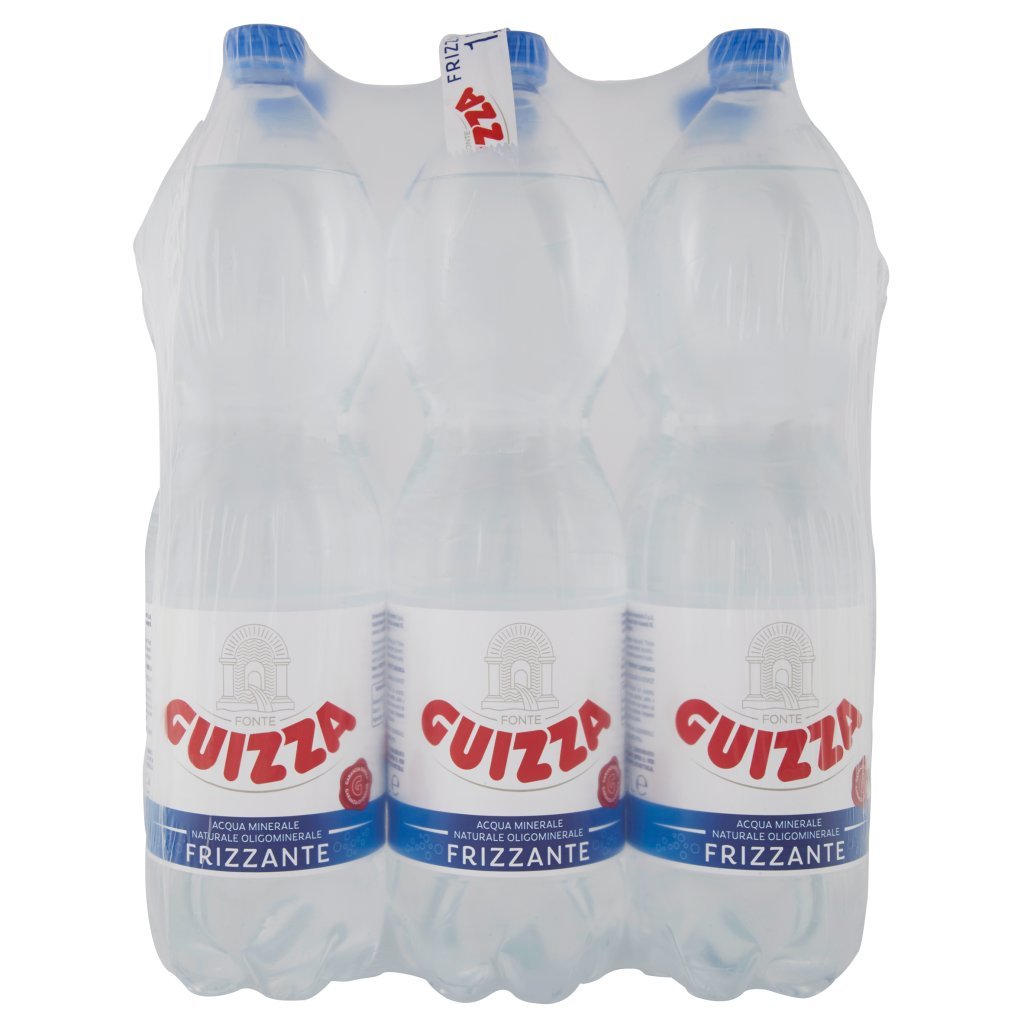 Guizza Acqua Minerale Fonte  Frizzante 6 x 1,5l