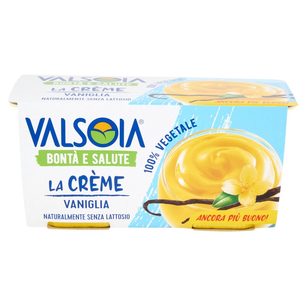 Valsoia Bontà e Salute La Crème Vaniglia 2 x 115 g