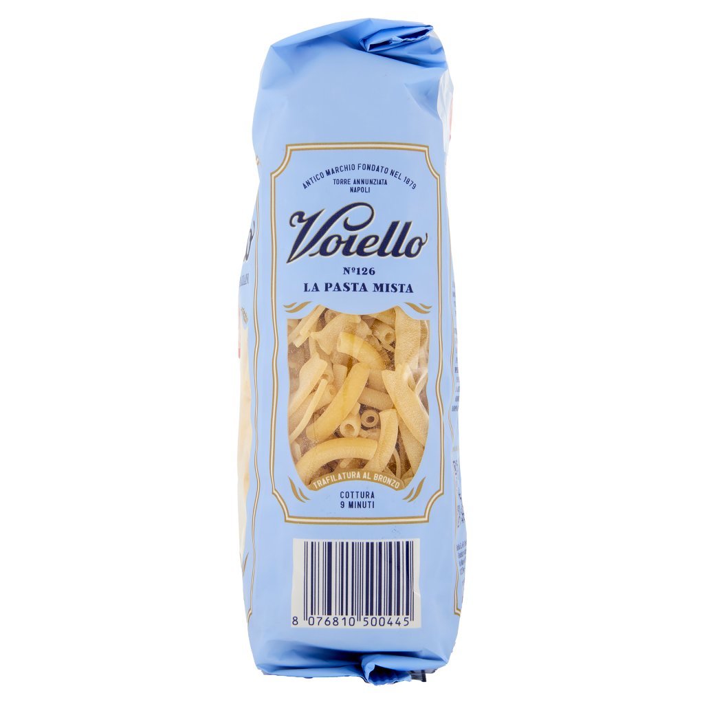 Voiello Pasta la Pasta Mista N°126 Grani 100% Italiani Trafilata Bronzo