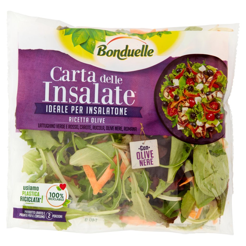 Bonduelle Carta delle Insalate Ricetta Olive