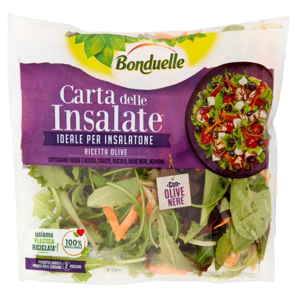 Bonduelle Carta delle Insalate Ricetta Olive