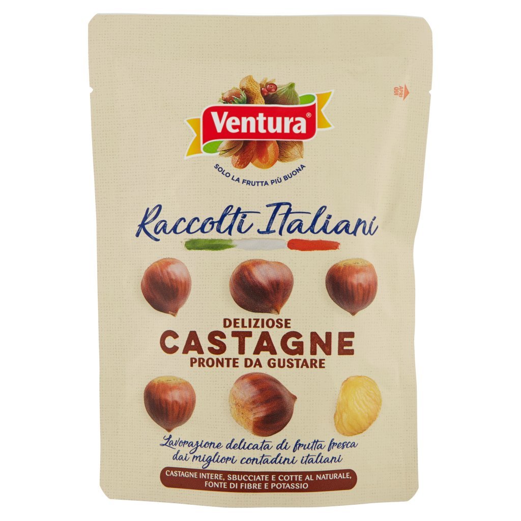 Ventura Raccolti Italiani Deliziose Castagne Pronte da Gustare