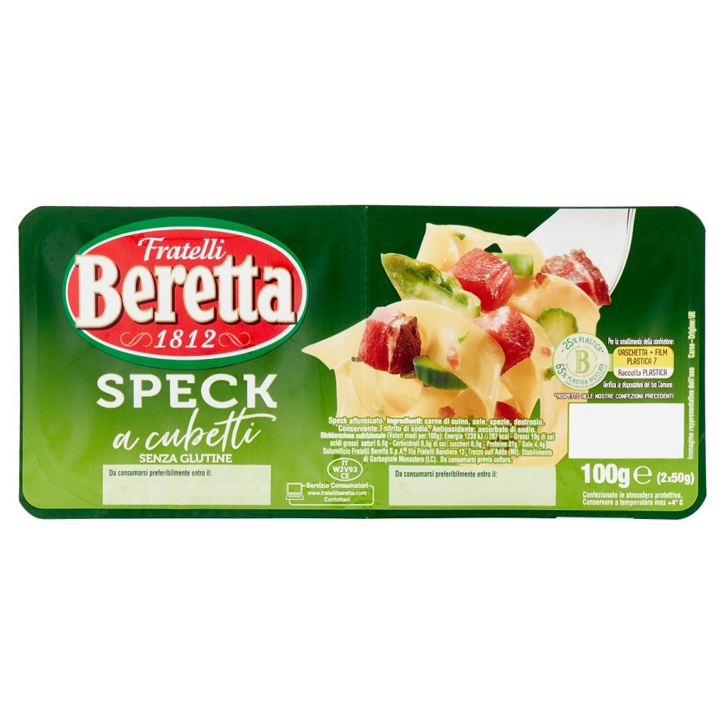 Fratelli Beretta Speck a Cubetti 2 x 50 g