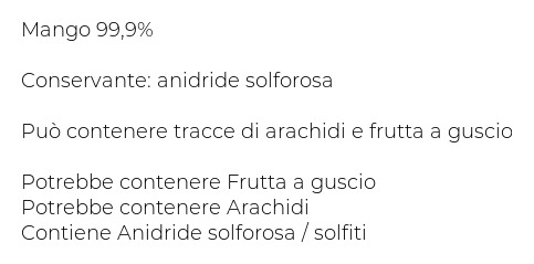 Semplicemente Frutta Mango Essiccato