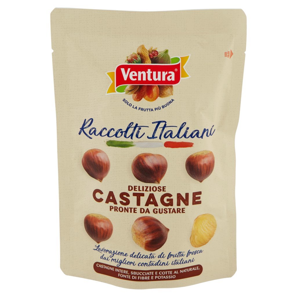 Ventura Raccolti Italiani Deliziose Castagne Pronte da Gustare