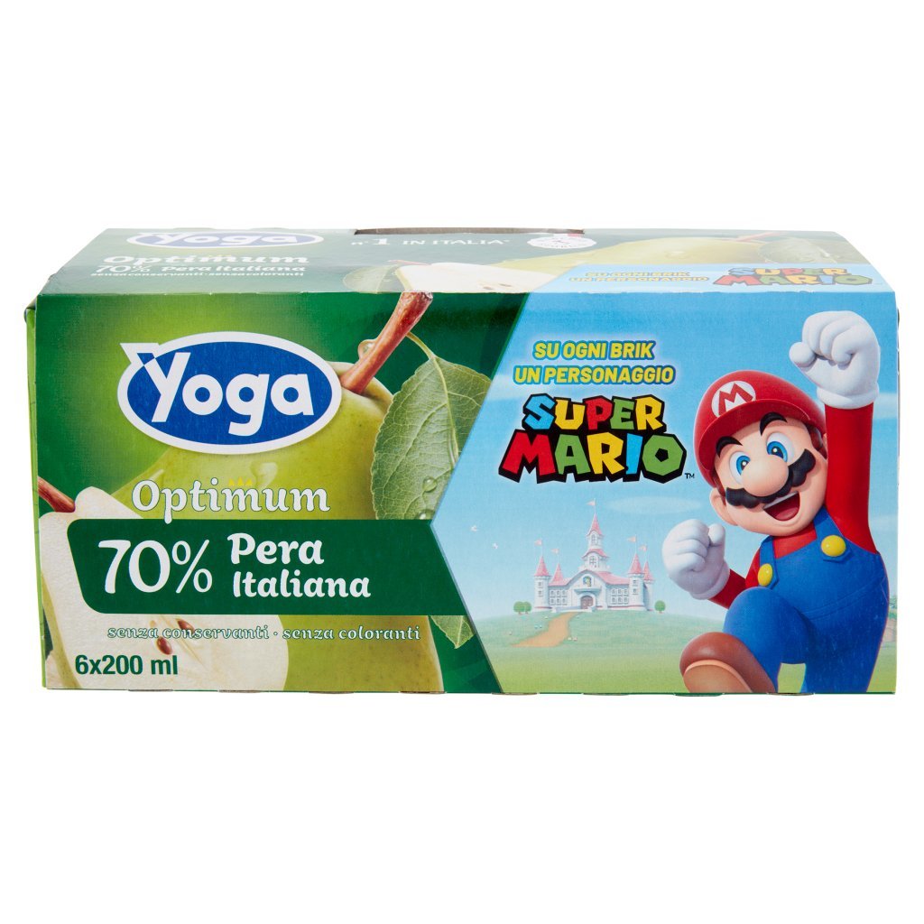 Yoga Optimum 70% Pera Italiana 6 x 200 Ml