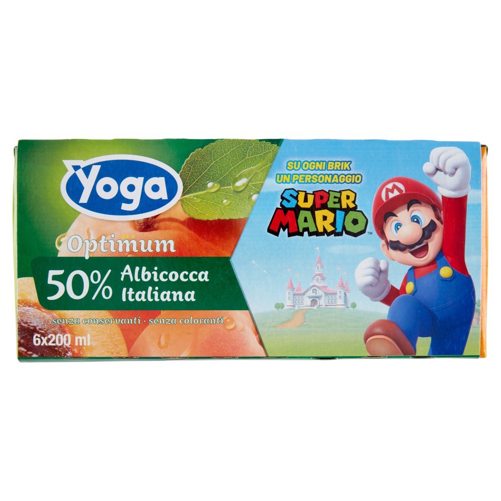 Yoga Optimum 50% Albicocca Italiana 6 x 200 Ml