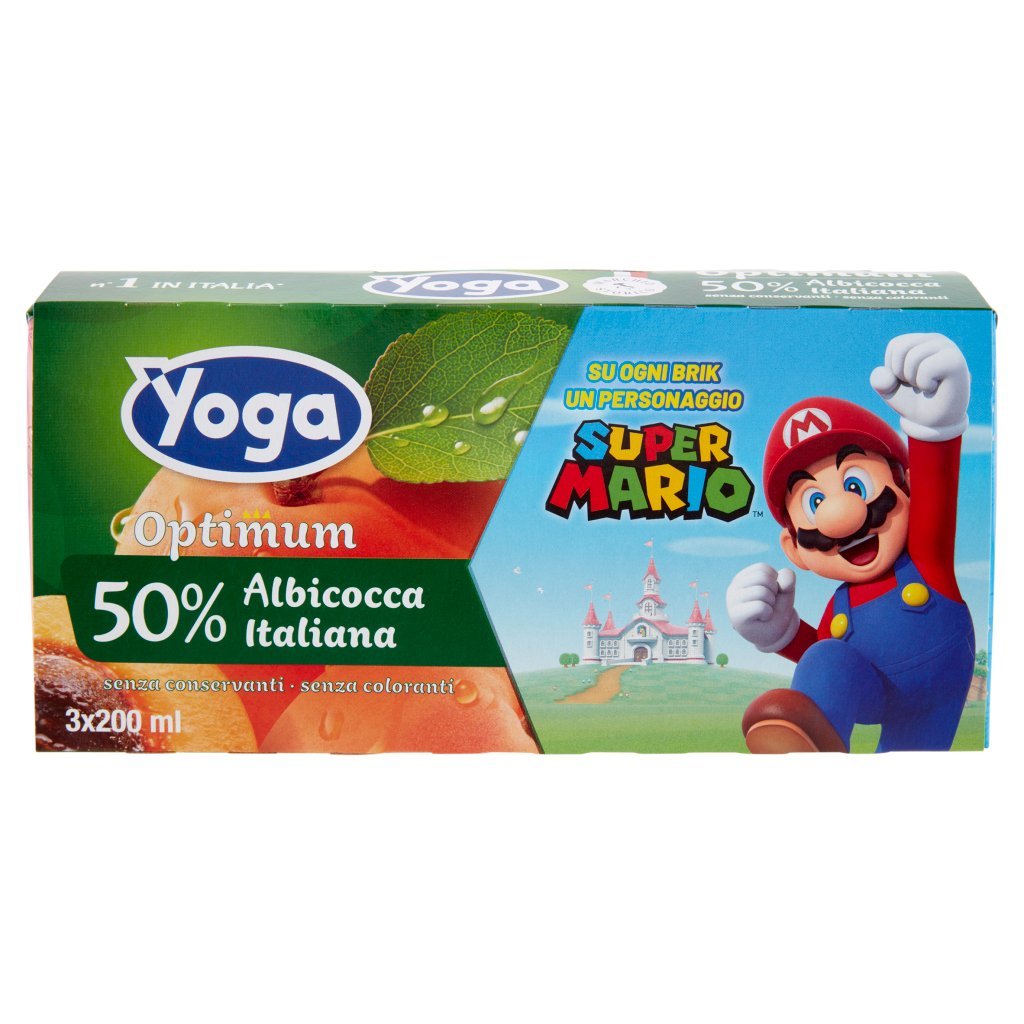 Yoga Optimum 50% Albicocca Italiana 3 x 200 Ml