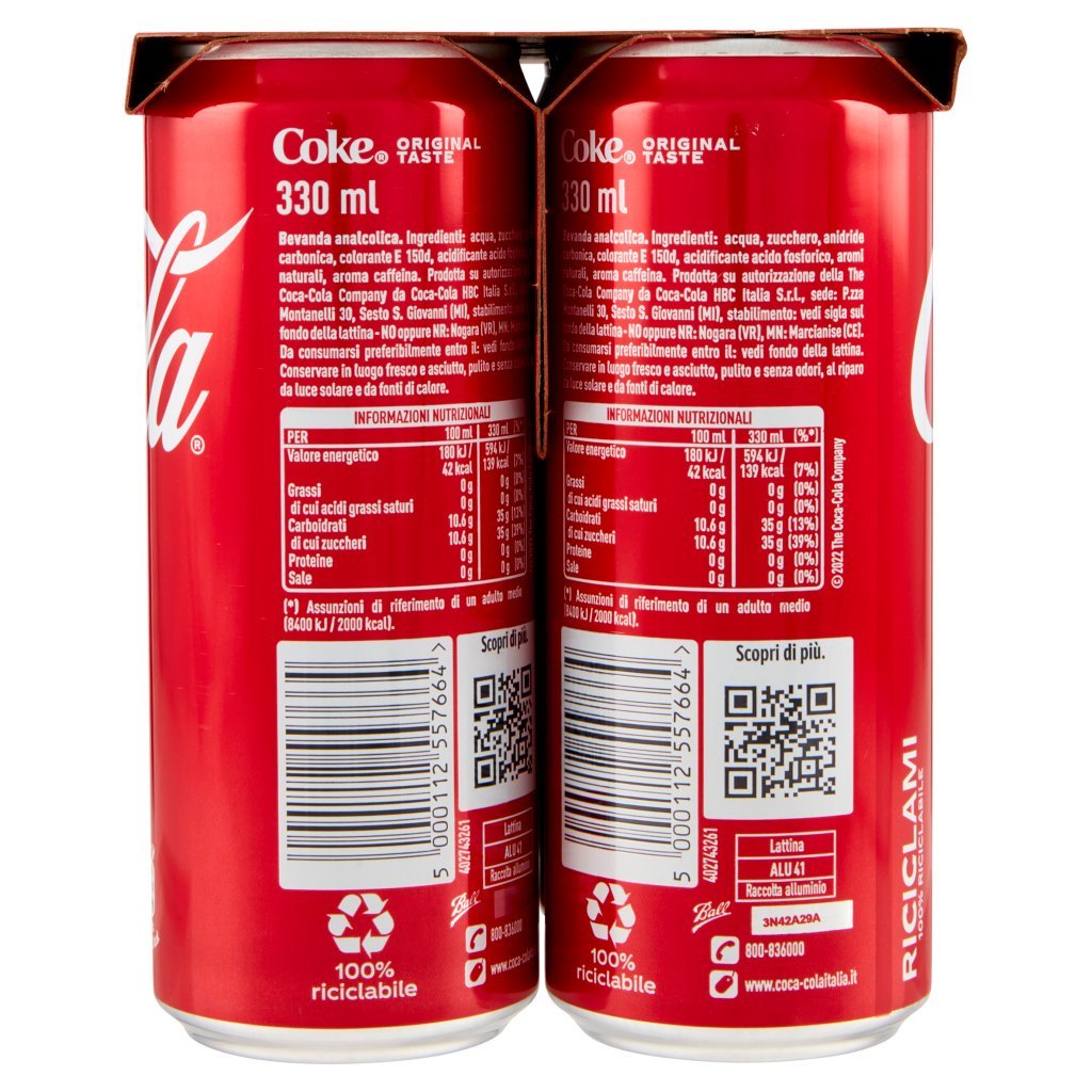 Coca-cola Original Coca-cola Regular 6 x 33 Cl