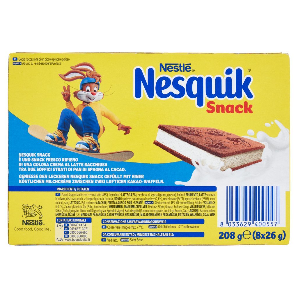 Nesquik Snack Latte 8 x 26 g