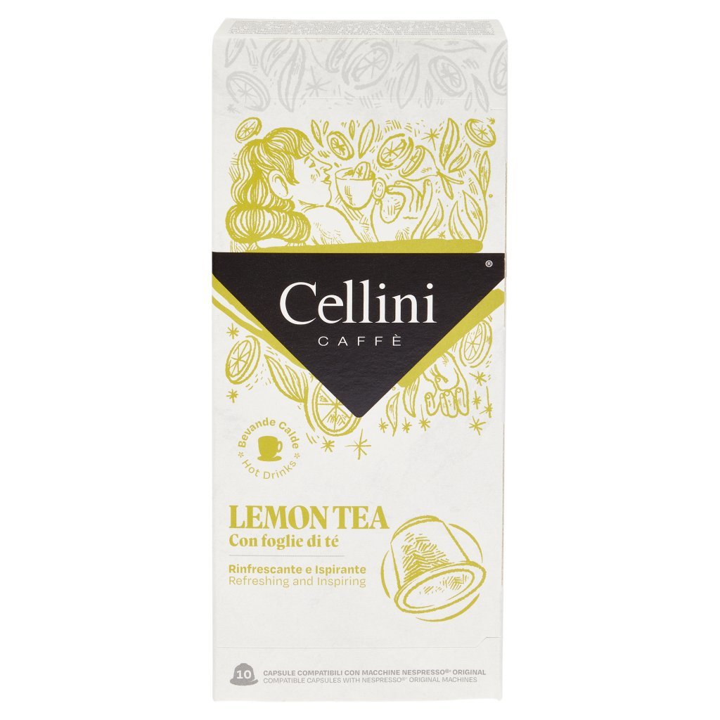 Cellini Caffè Lemon Tea Capsule Compatibili 10 x 2,5 g