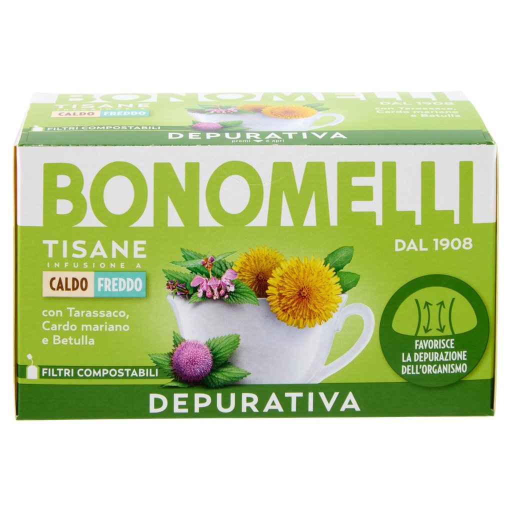 Bonomelli Tisane Depurativa 16 Filtri