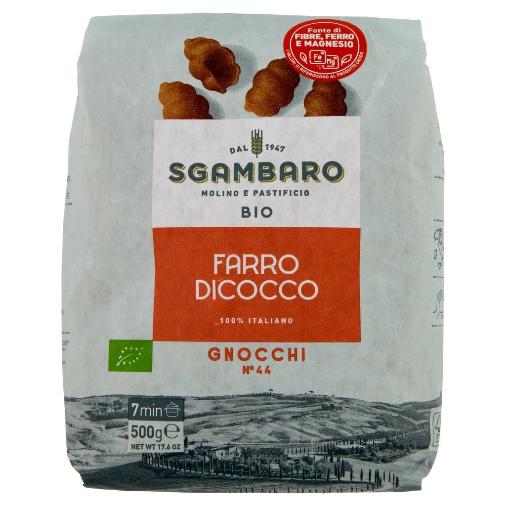 Sgambaro Bio Farro Dicocco Gnocchi N°44