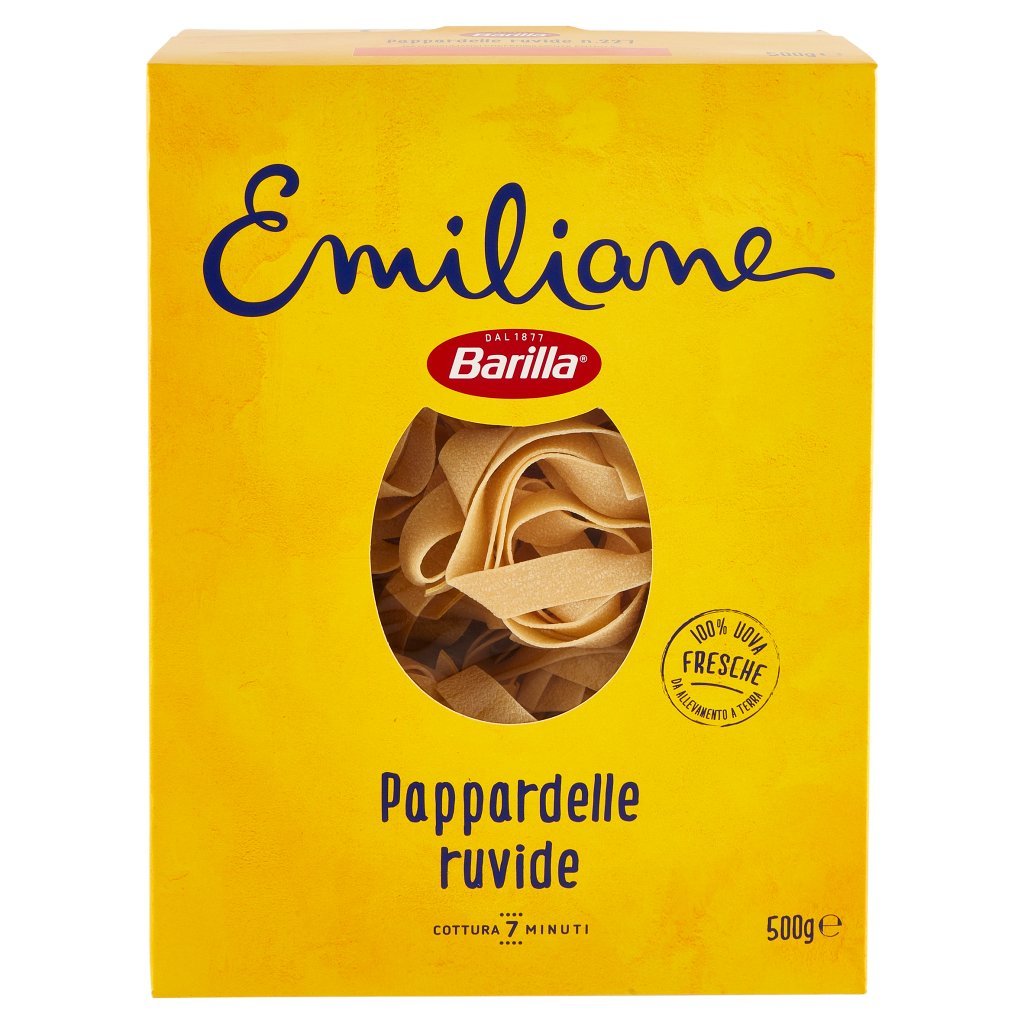 Barilla Emiliane Pappardelle Pasta all'Uovo
