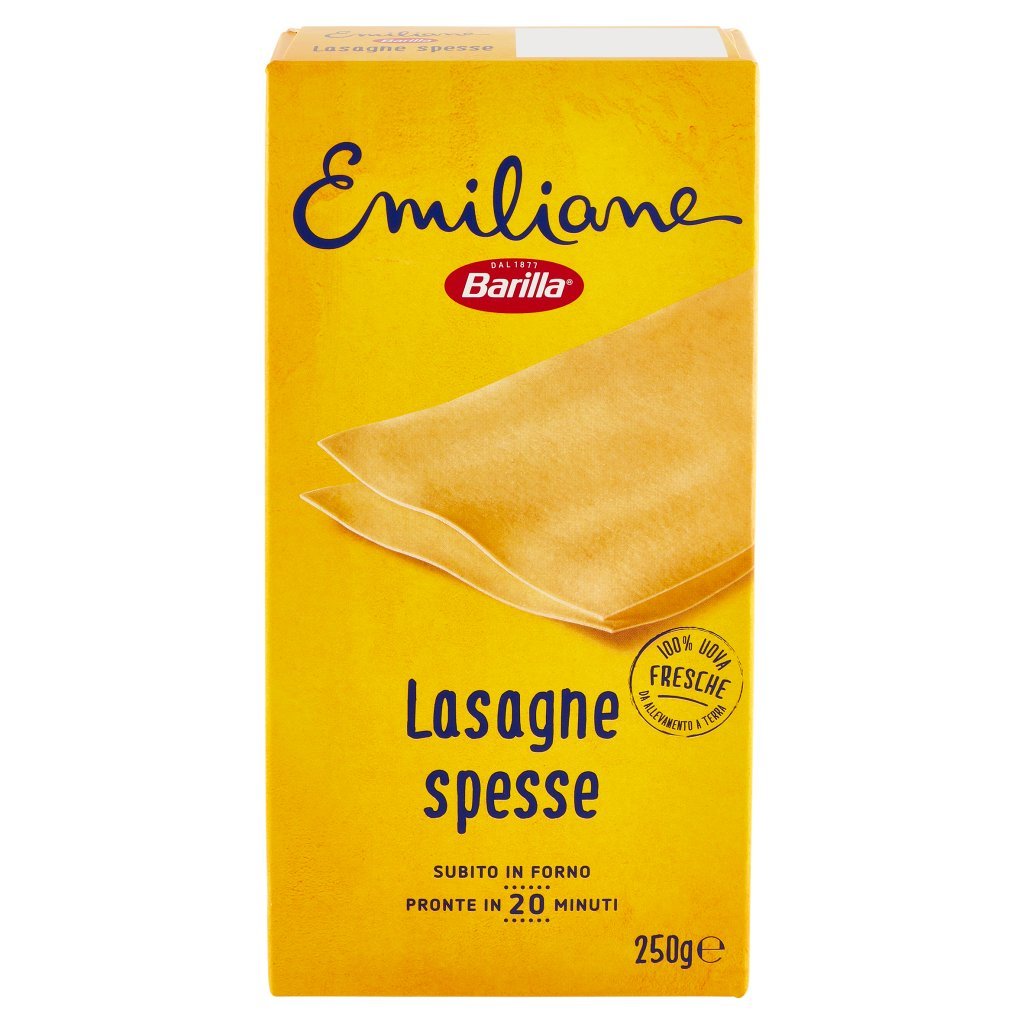 Barilla Emiliane Lasagne Pasta all'Uovo