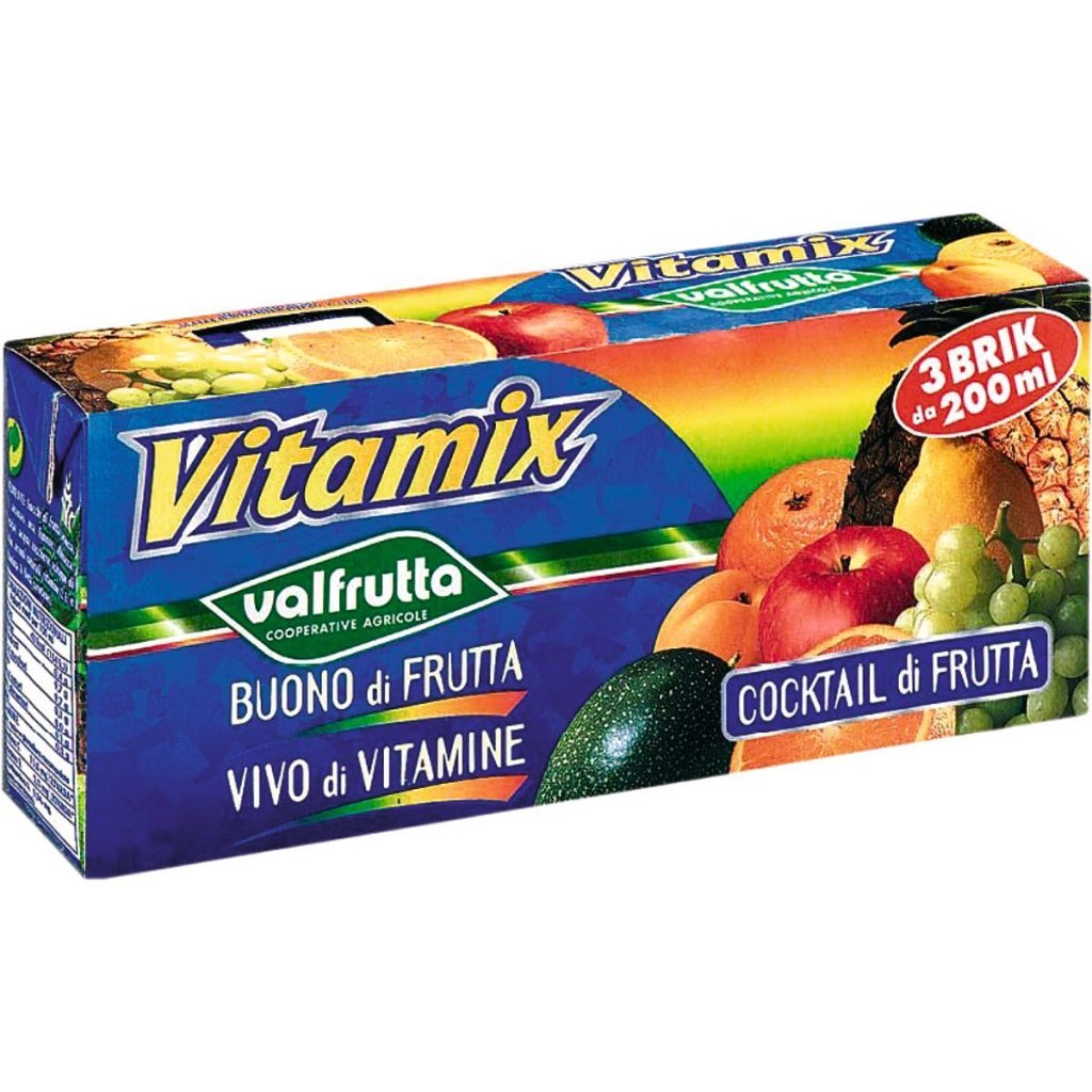 Valfrutta Vitamix Brik Ml.200 X3 Valfrutta