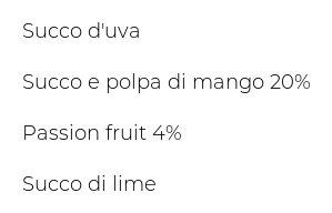 Dimmidisì Juicing Sì al Relax Mango & Passio Fruit