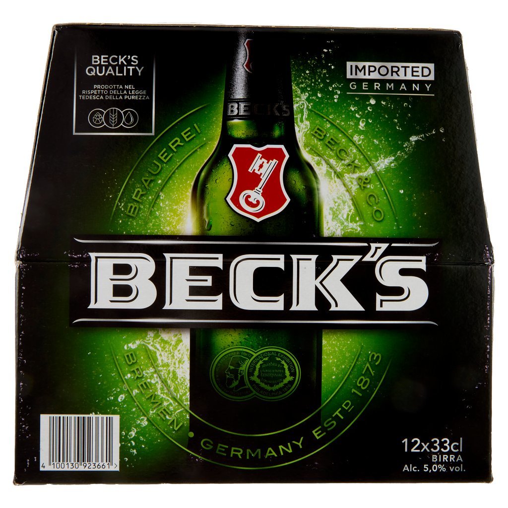 Beck's Beck's Birra Pilsner Tedesca Bottiglia 12x33cl