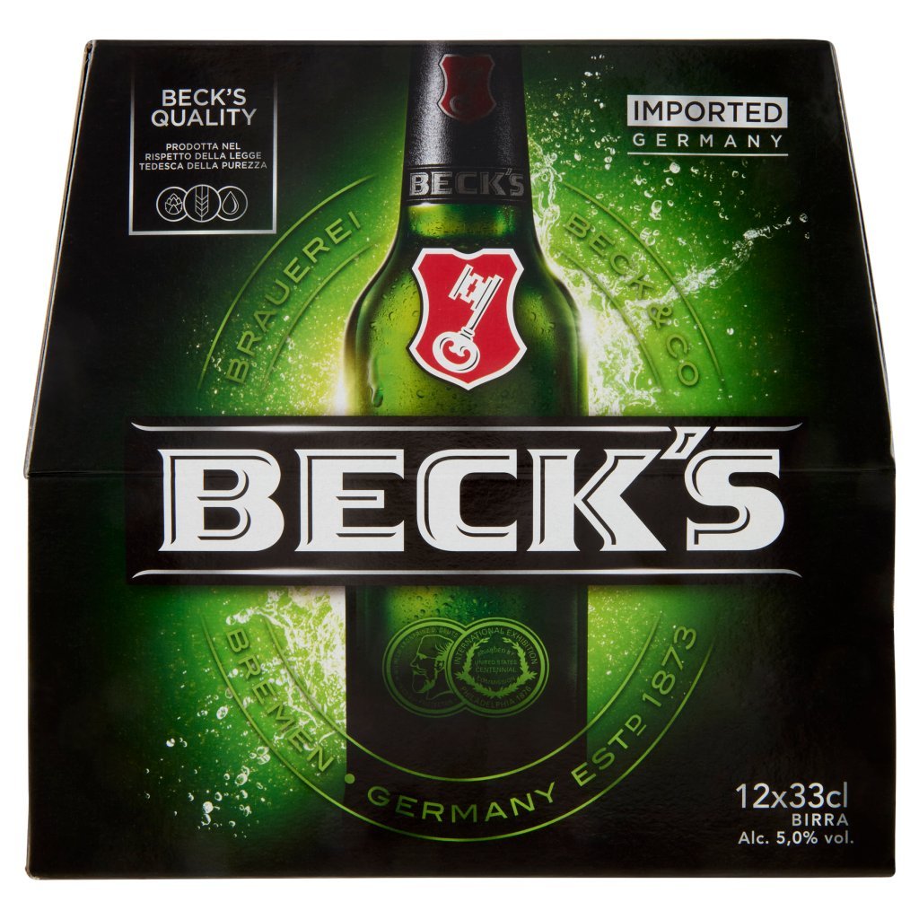 Beck's Beck's Birra Pilsner Tedesca Bottiglia 12x33cl