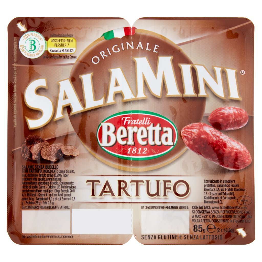 Fratelli Beretta Salamini Tartufo 2 x 42,5 g