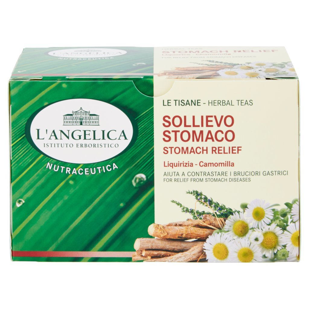 L'angelica Nutraceutica le Tisane Sollievo Stomaco 20 Filtri