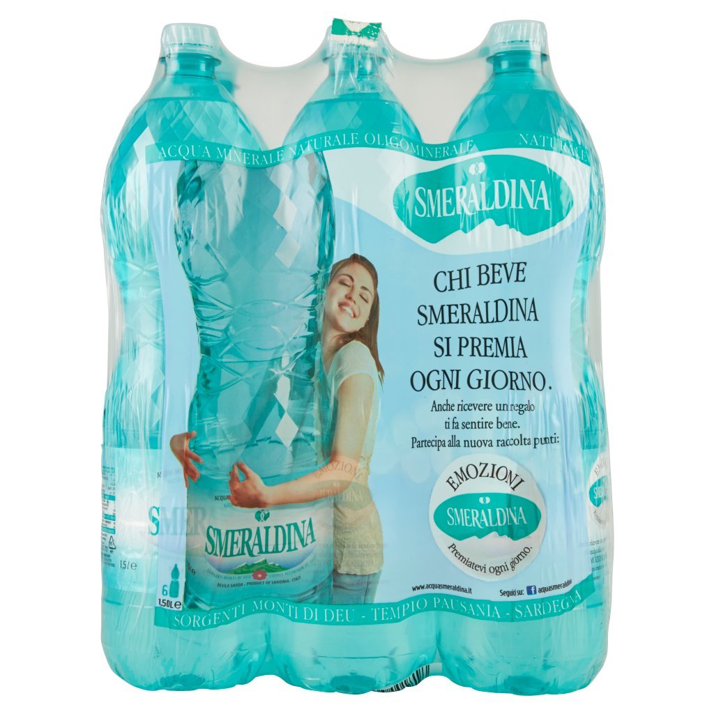 Smeraldina Naturale Pet 6 x 1,5 l