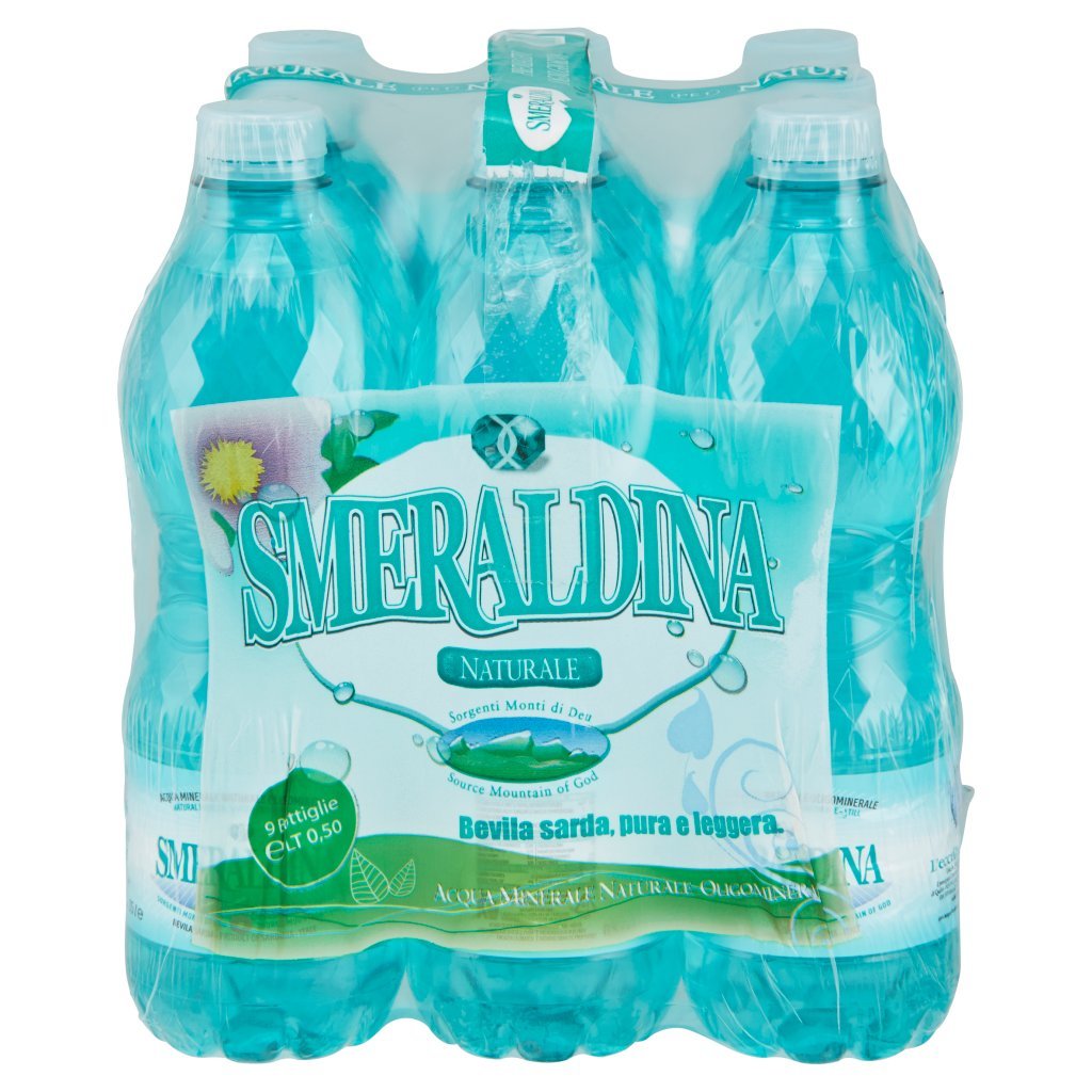 Smeraldina Naturale Pet 9 x 0,5 l