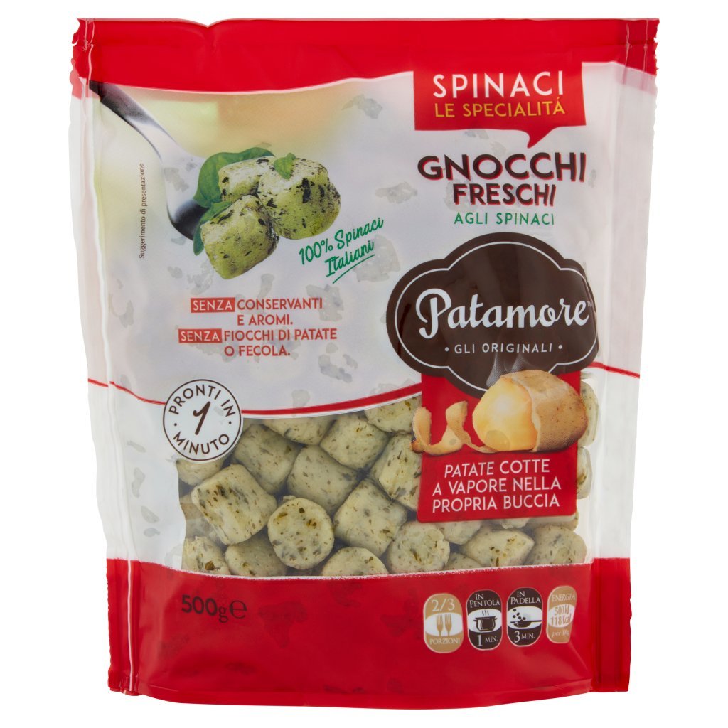 Patamore Le Specialità Gnocchi Freschi agli Spinaci