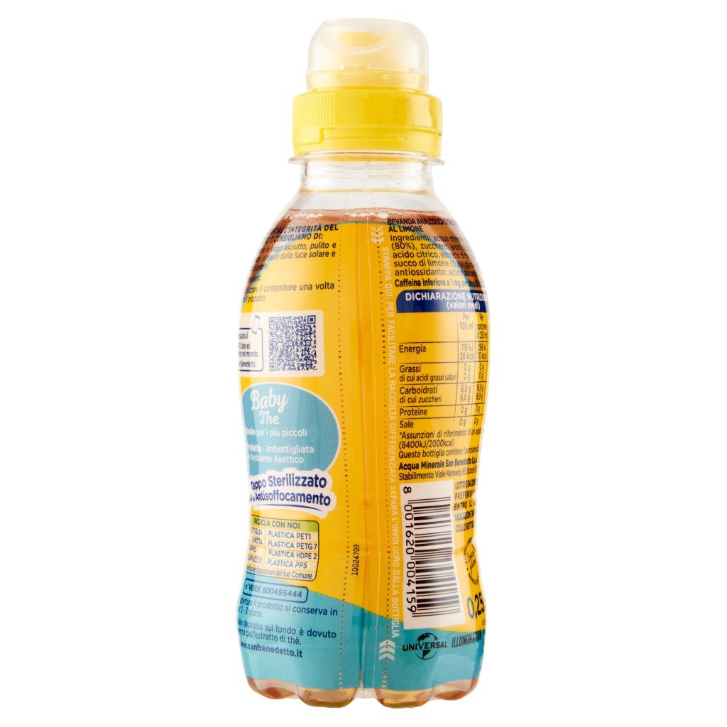 San Benedetto Baby Thè Limone 0,25 l