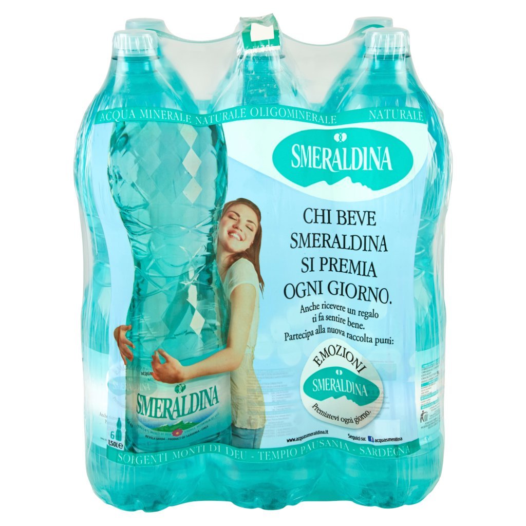 Smeraldina Naturale Pet 6 x 1,5 l