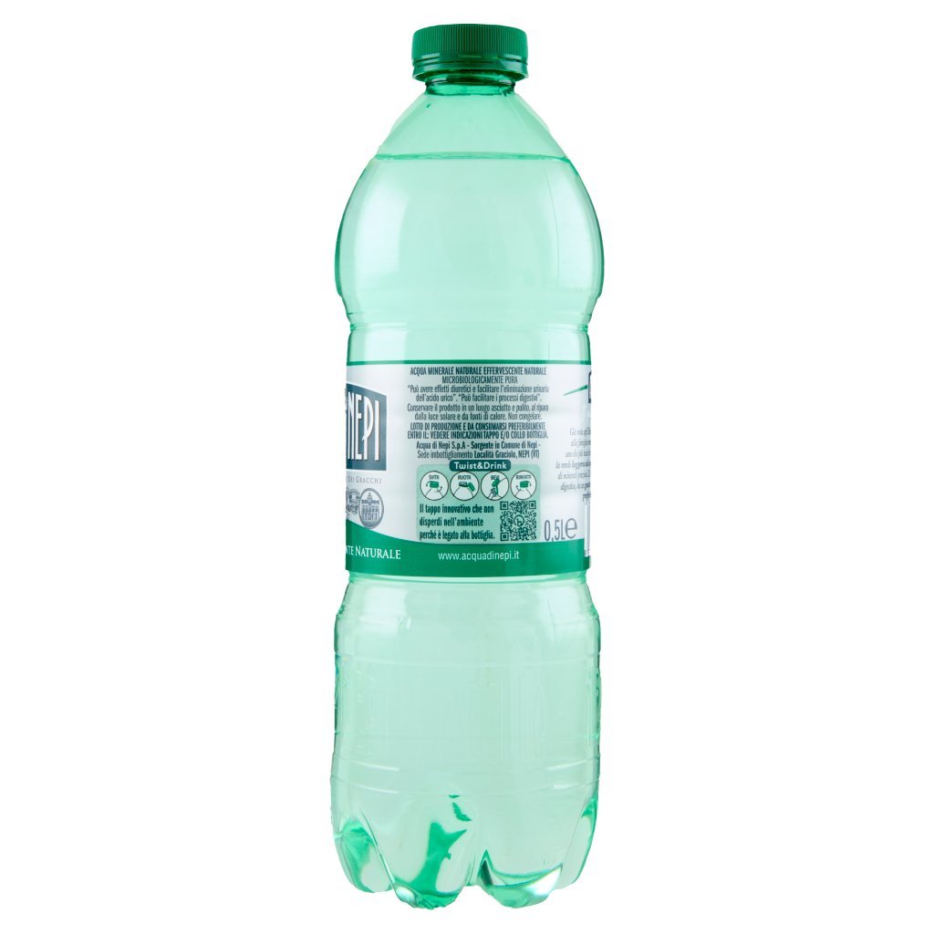 Acqua di Nepi Acqua Minerale Effervescente Naturale Pet 0,5 l