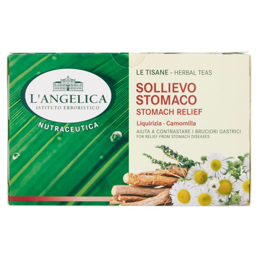 L'angelica Nutraceutica le Tisane Sollievo Stomaco 20 Filtri