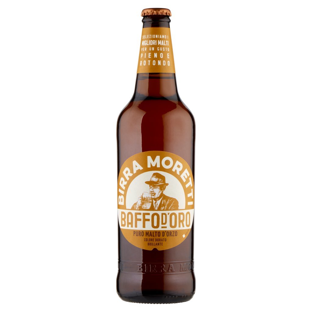 Birra Moretti Baffo d'Oro