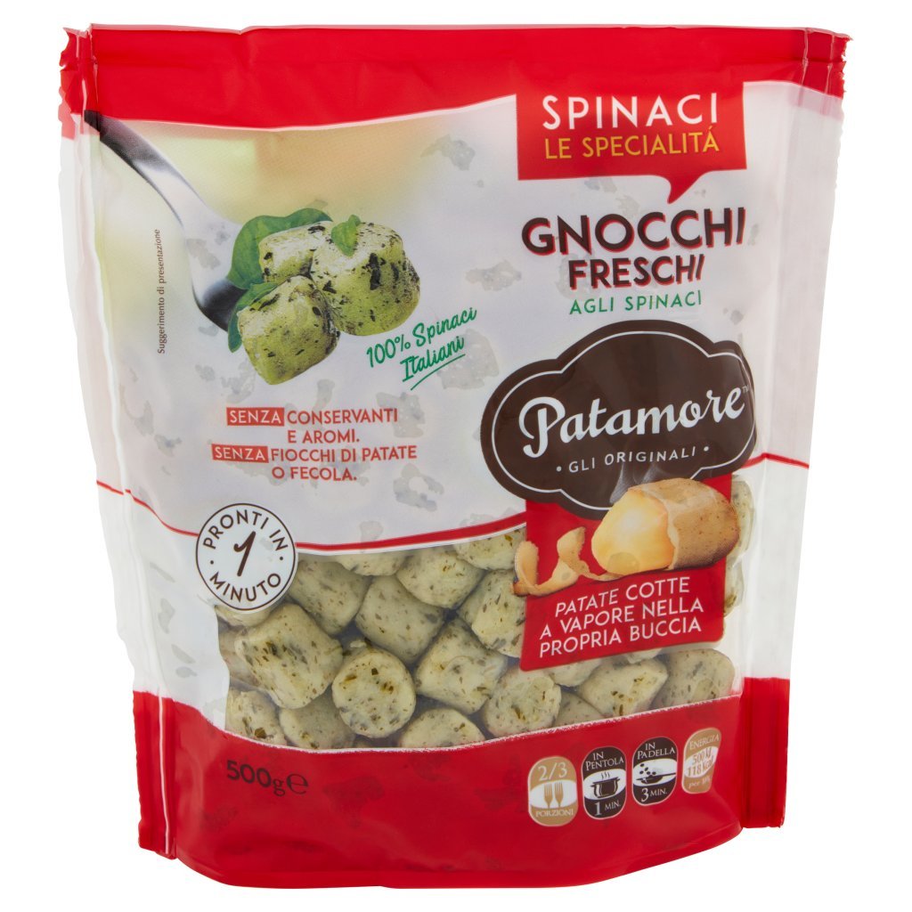 Patamore Le Specialità Gnocchi Freschi agli Spinaci