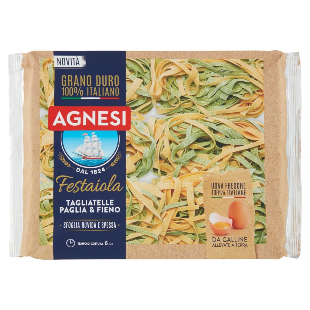 Agnesi Festaiola Tagliatelle Paglia & Fieno