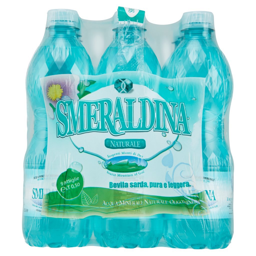 Smeraldina Naturale Pet 9 x 0,5 l