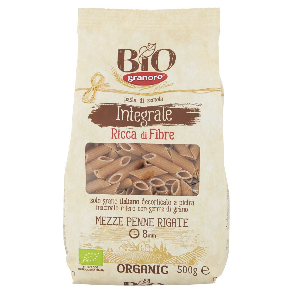 Granoro Bio Integrale Mezze Penne Rigate