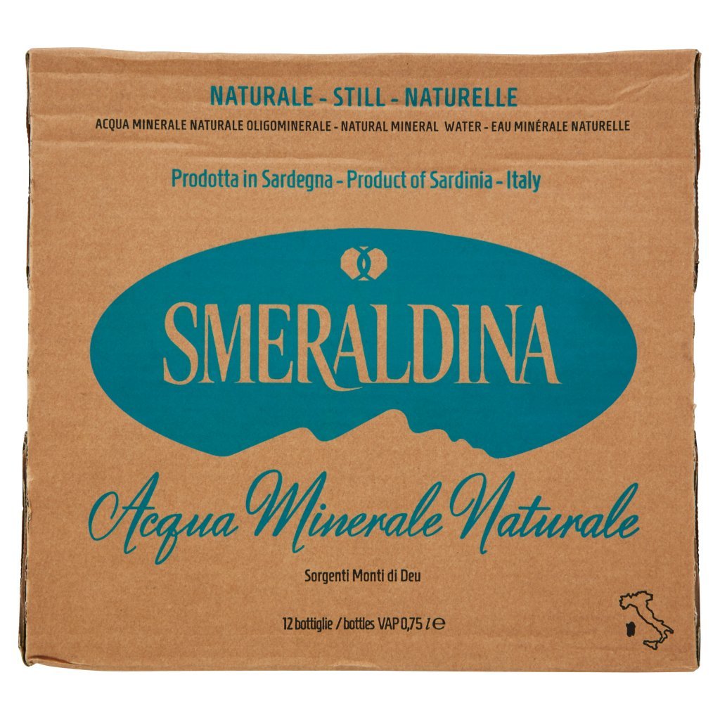 Smeraldina Acqua Minerale Naturale Vap 12 x 0,75 l