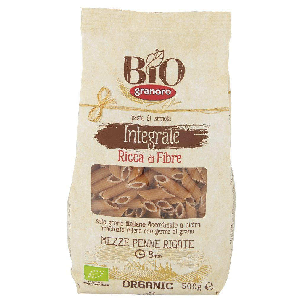 Granoro Bio Integrale Mezze Penne Rigate