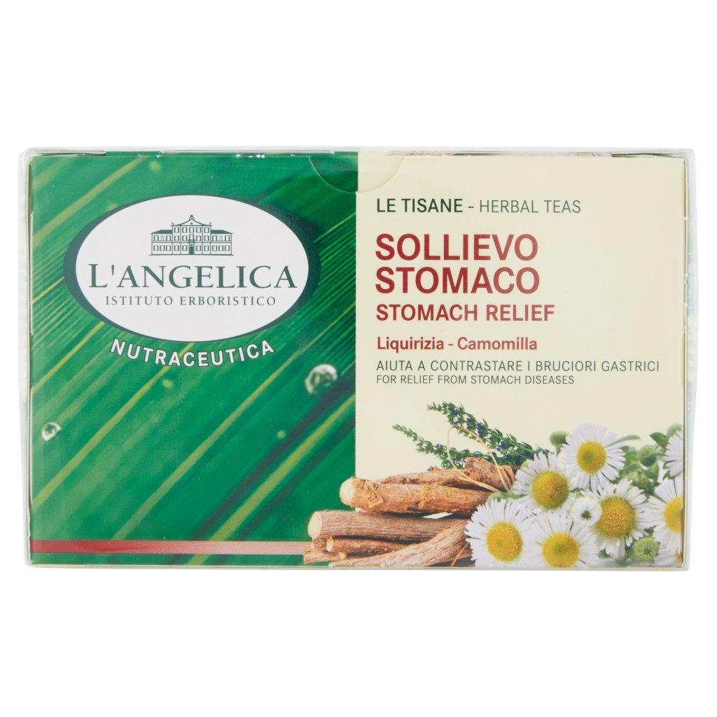 L'angelica Nutraceutica le Tisane Sollievo Stomaco 20 Filtri