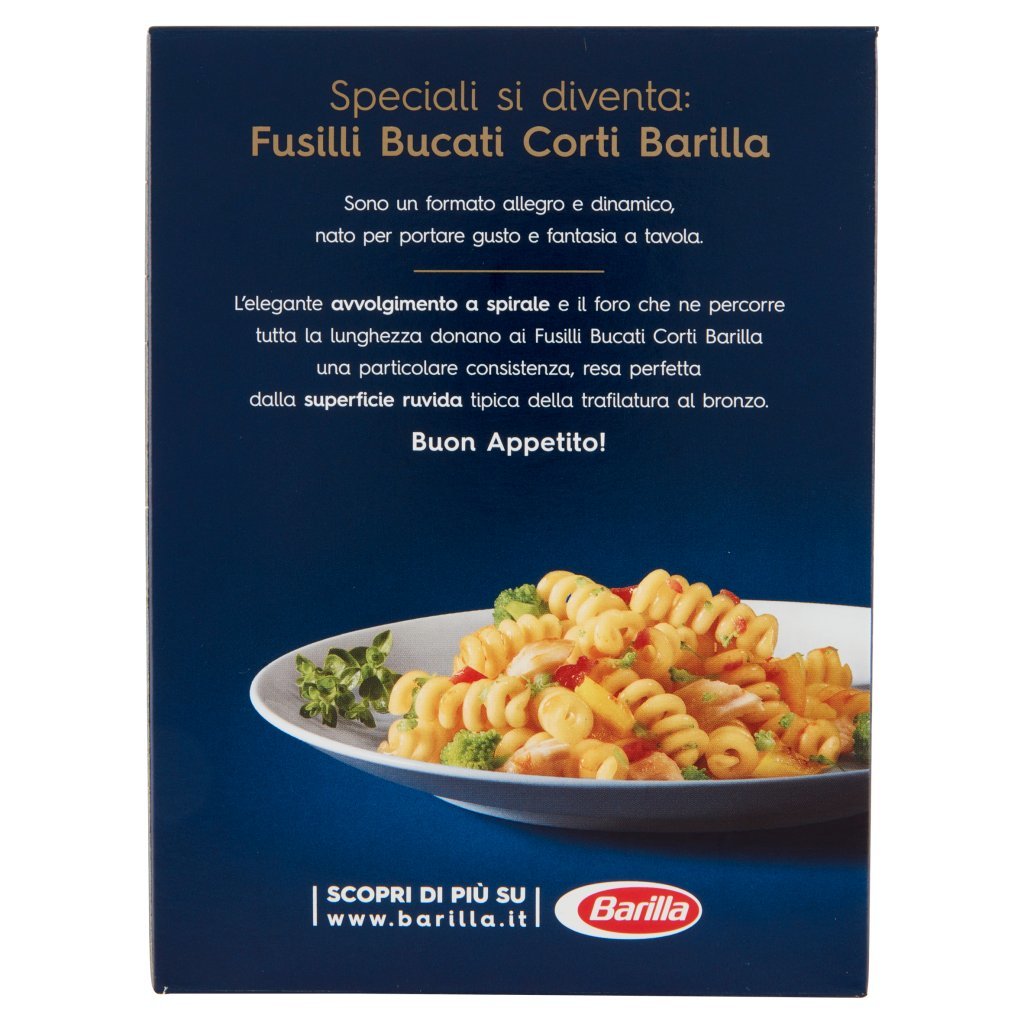 Barilla Specialità Fusilli Bucati Corti