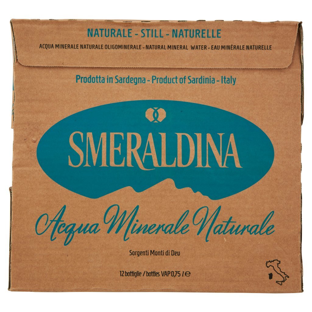 Smeraldina Acqua Minerale Naturale Vap 12 x 0,75 l