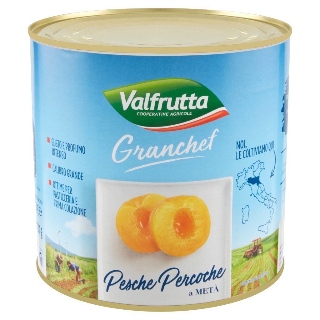 Valfrutta Granchef Pesche Percoche a Metà