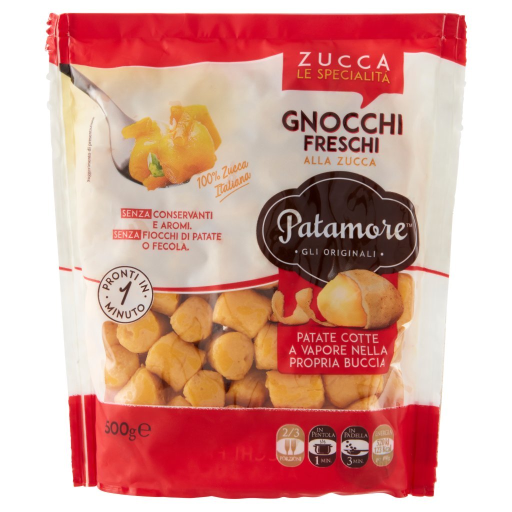 Patamore Le Specialità Gnocchi Freschi alla Zucca