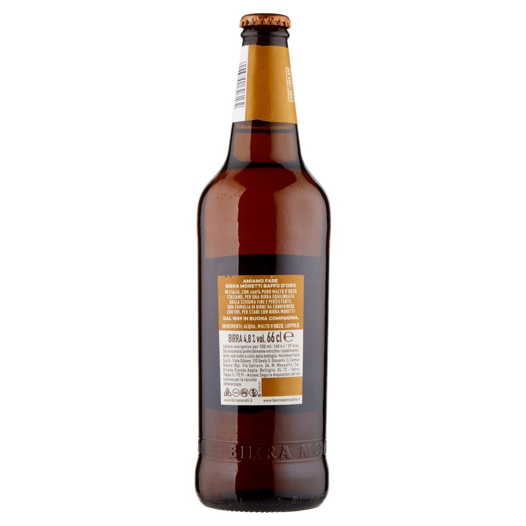 Birra Moretti Baffo d'Oro