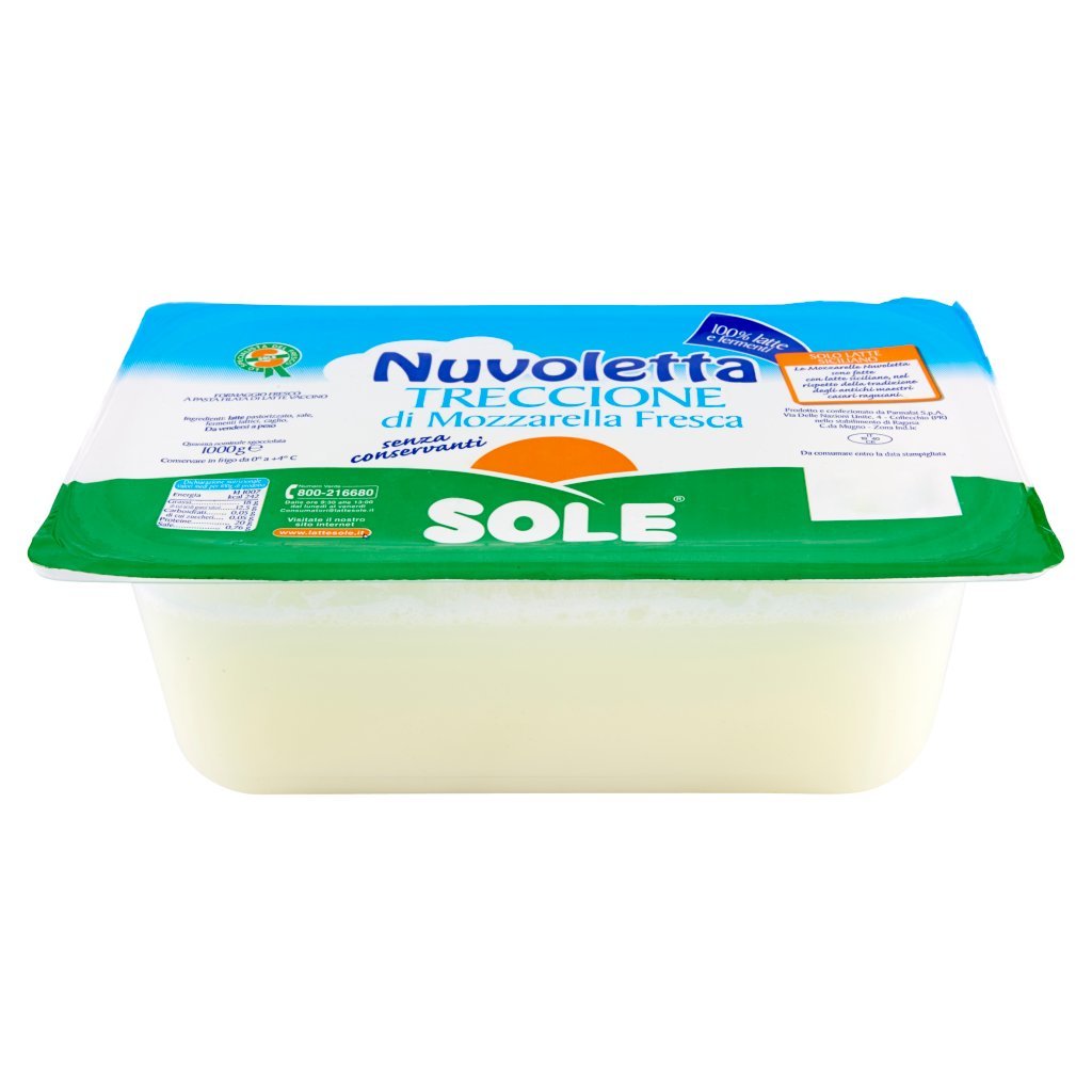 Sole Nuovoletta Treccione di Mozzarella Fresca 1000 g