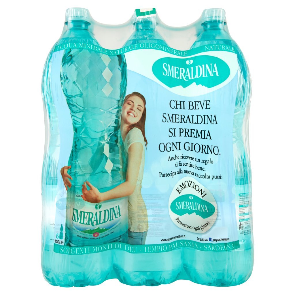 Smeraldina Naturale Pet 6 x 1,5 l