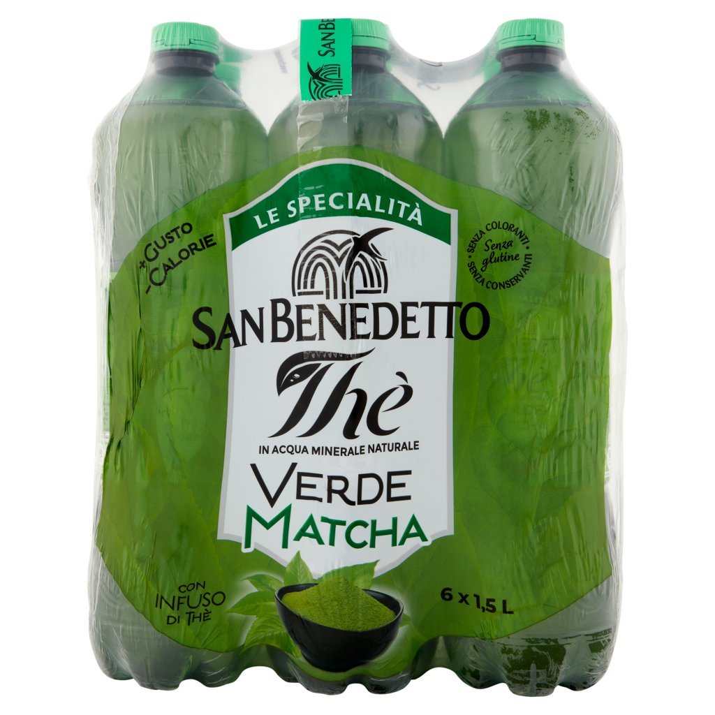 San Benedetto Thè le Specialità Verde Matcha 6 x 1,5 l