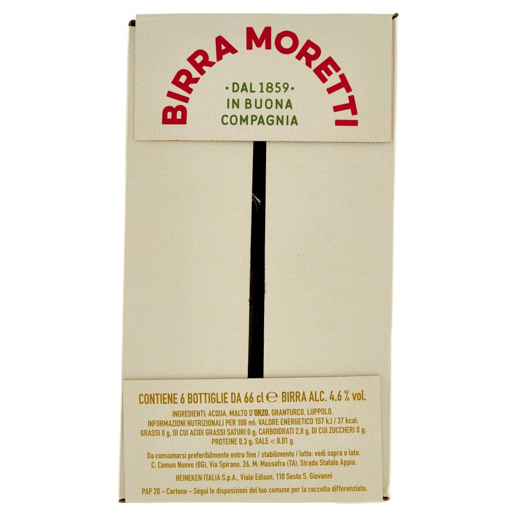 Birra Moretti Ricetta Originale